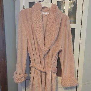 Plush Very Soft Robe in Blush Pink